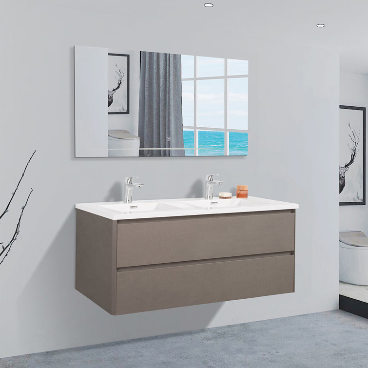 GOOM Lugis 120 x 50 x 48 WallMounted Double Bathroom Vanity Set